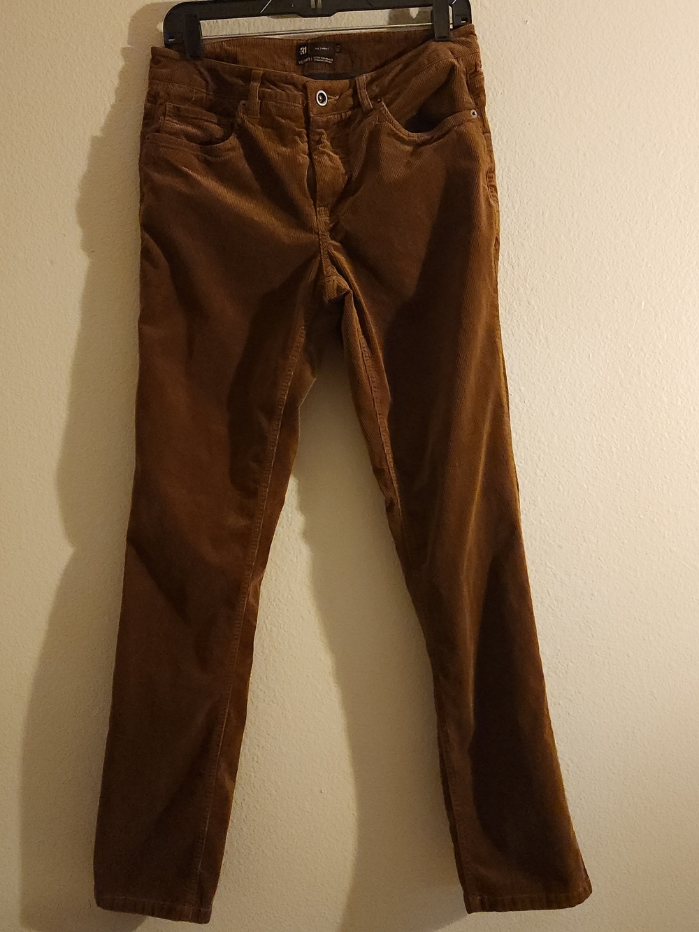Le 31 par Simons Men’s Stockholm Fit Brown Corduroy Pants Organic Cotton 30x32L